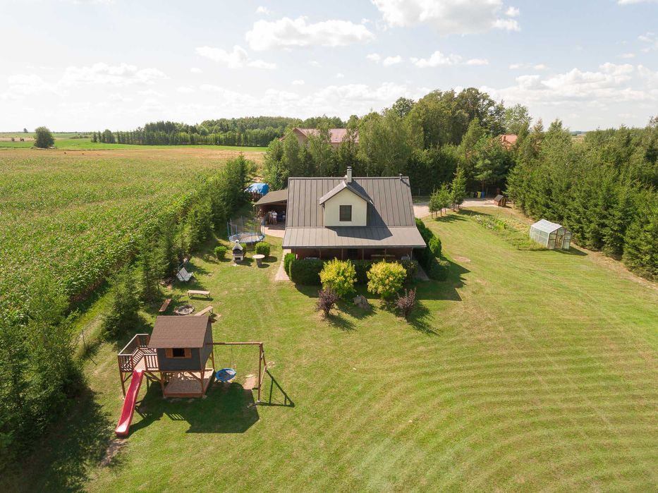 Dom z prywatną plażą mazury nad jeziorem wypoczynek