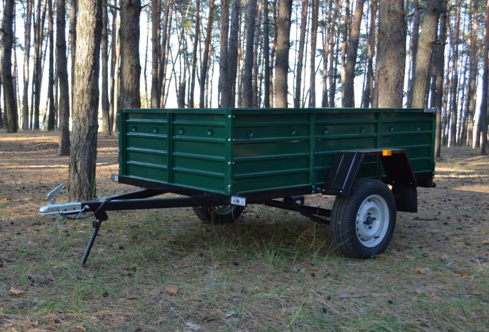 Одноосний Прицеп в наявності оцинкований борт 2200мм. Авто причеп