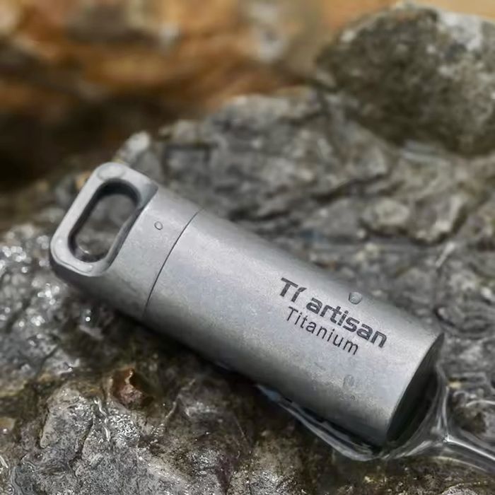 EDC ‼️ Інструмент зберігання з титану. Герметична капсула, середня