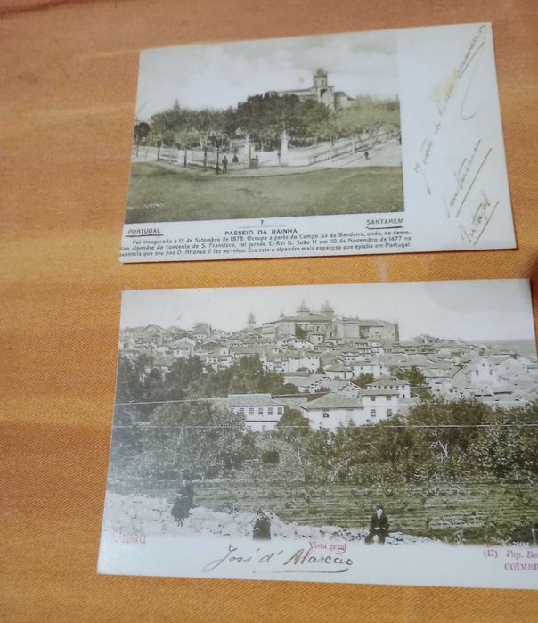 Collection of 10 postcards from Portugal from 1900 to 1910, numbers 1 to 1064284727114115120
