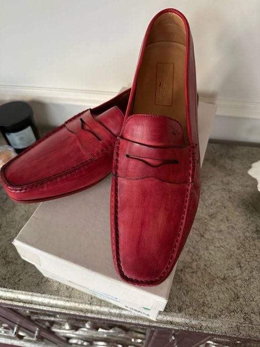 лофери Santoni   Натуоальна шкіра