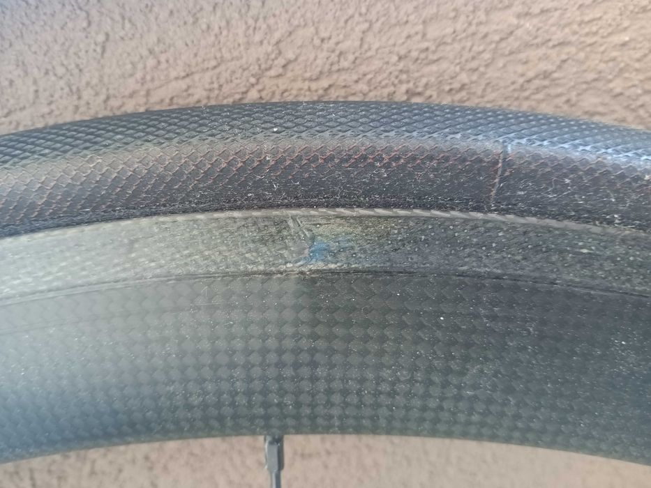 Par de rodas de bicicleta carbono