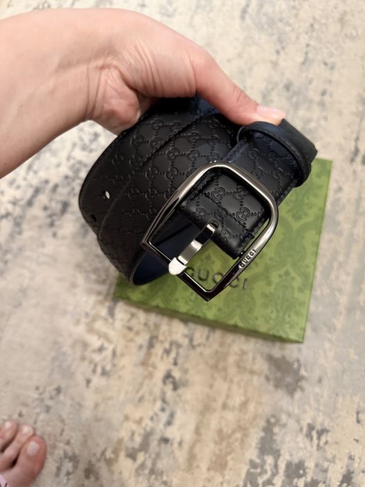Шкіряний пасок Gucci