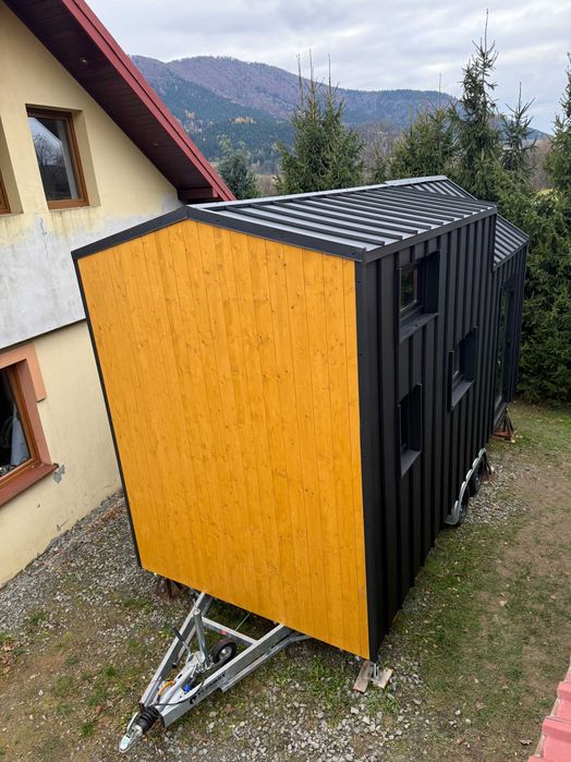 TinyHouse, Domek na kołach, Mobilny domek do samodzielnego wykończenia