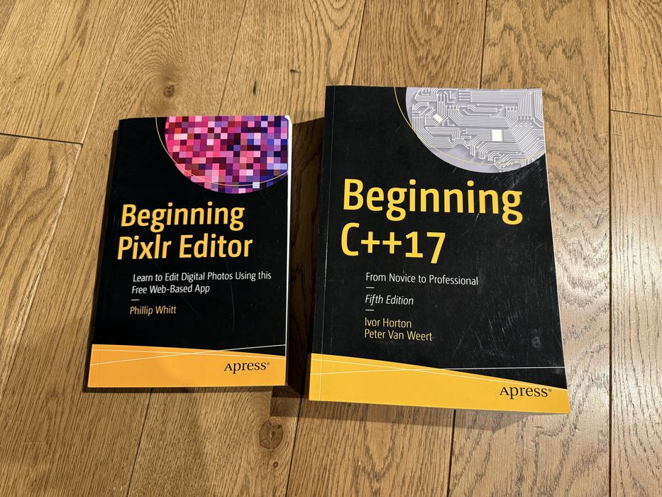 Za darmo dwie książki: Beginning C++ 17 oraz Beginning Pixlr Editor