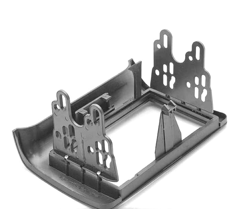 MOLDURA ADAPTADOR PRETO PARA RADIO 2-DIN PARA AUDI TT