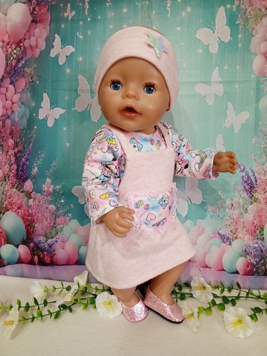 Ubranko dla lalki baby born 43cm