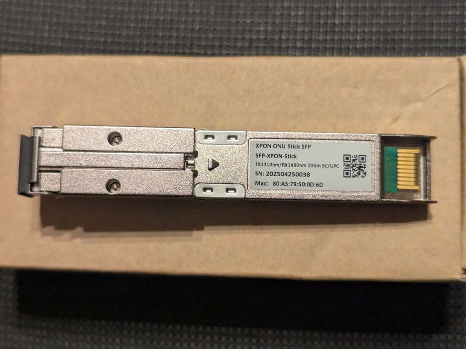 SFP XPON (GPON + EPON) ONU (ONT) термінал 1310nm/1490nm DM 20km модуль