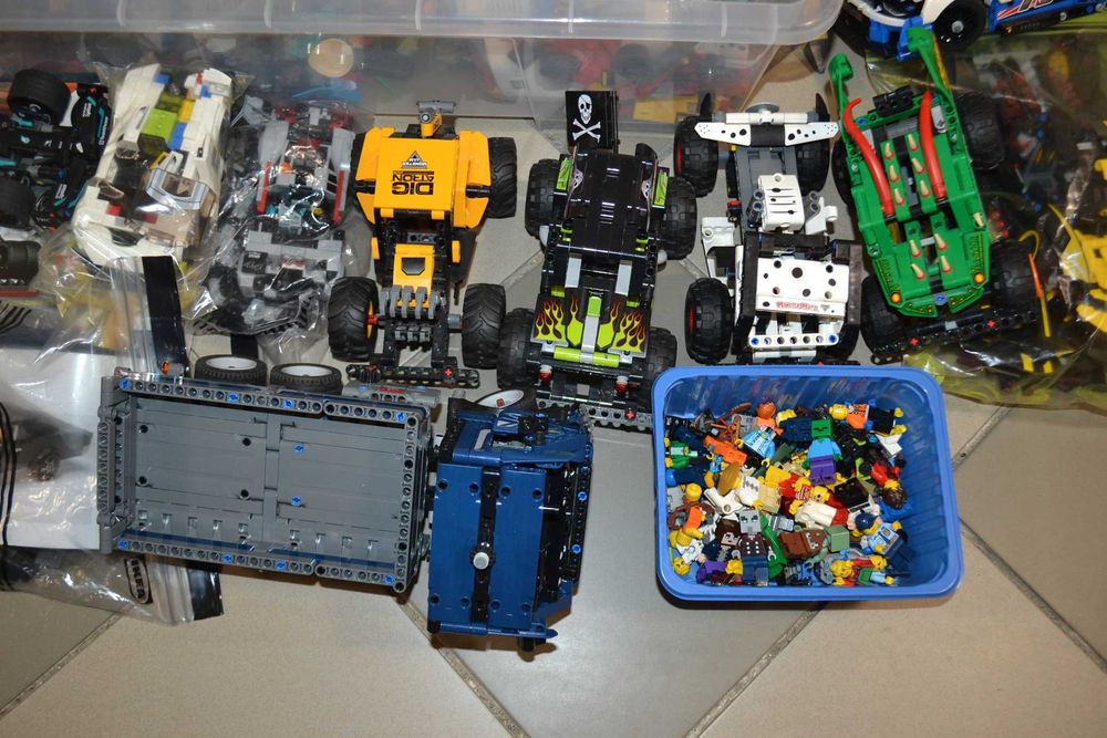 Klocki Lego miks ok. 25 kg City Technic i inne INSTRUKCJE