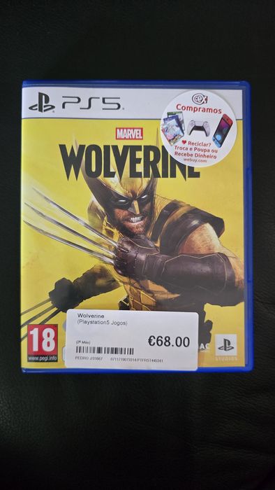 Wolverine Playstation 5