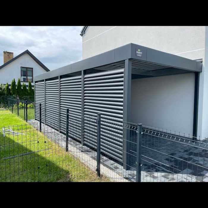 Carport 3,5x6m, nowoczesna wiata garażowa, wiata samochodowa