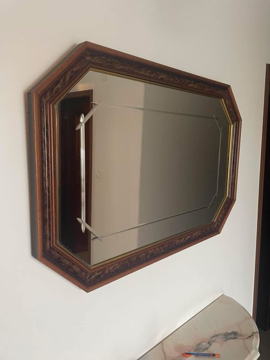 Espelho de Parede Hexagonal