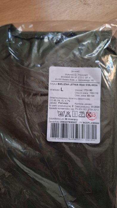 Bielizna letnia wz. 518L/MON