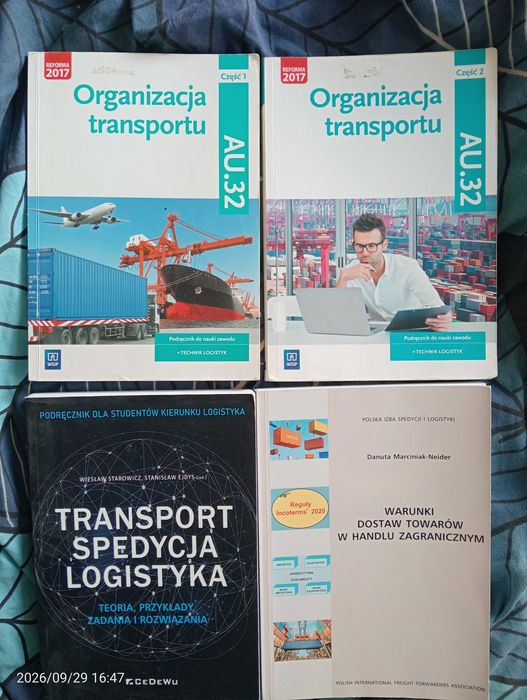 Transport Spedycja Logistyka podręcznik dla studentów kierunku logistyka stan bdb