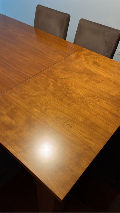 Mesa com 6 Cadeiras Cerejeira Nova