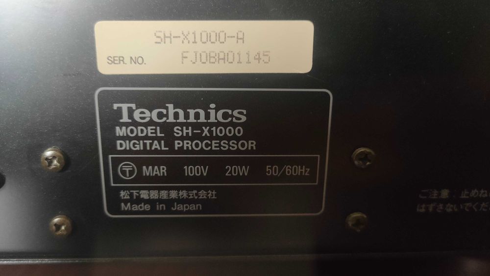 Technics SH-X1000 Cyfrowo-analogowy konverter.