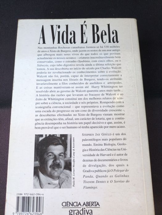 A Vida É Bela de Stephen Jay Gould