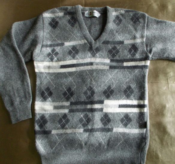 Теплый мужской шерстяной свитер полувер, Bogner,48-50 р