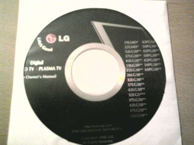 LG TV/LCD User Manual CD64740938753538120