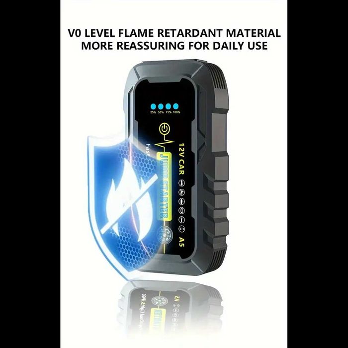 D75-BOOSTER Jumpstarter arrancador 1000A 12V om Duplas Saídas USB