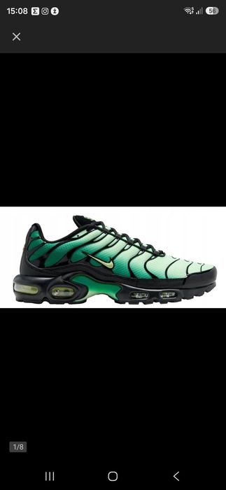 Buty nike Air max tn zielone