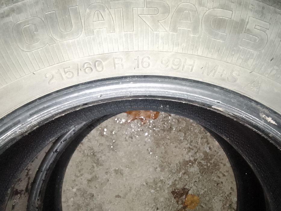 Cena za 2 Opony wielosezonowe 215/60r16 VREDESTEIN 6mm