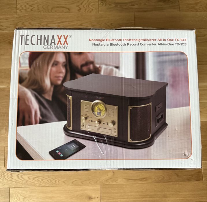 Проигрыватель Technaxx Bluetooth Record Converter All‑in‑One TX‑103