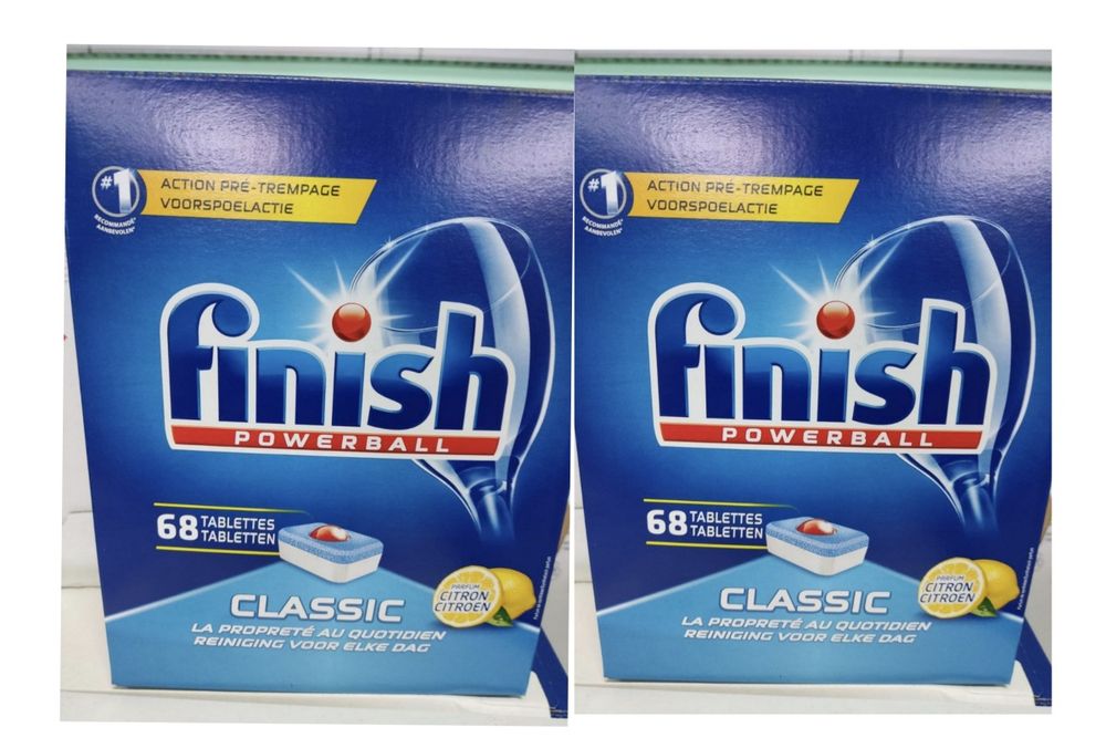 Tabletki do zmywarki Finish classic cytrynowe 136 sztuk