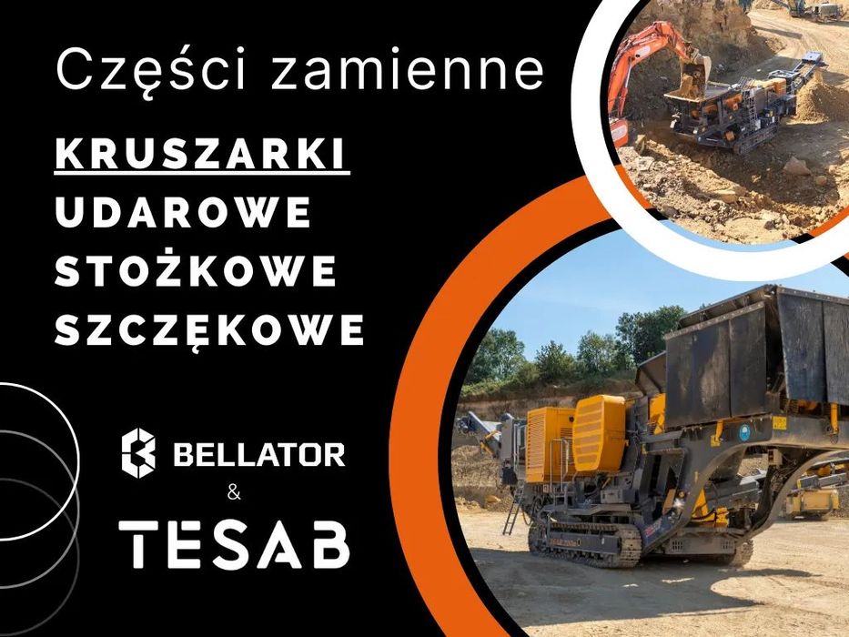 Części zamienne do kruszarek TESAB - autoryzowany dealer w Polsce