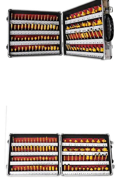 Frezy do drewna w walizce 100 szt