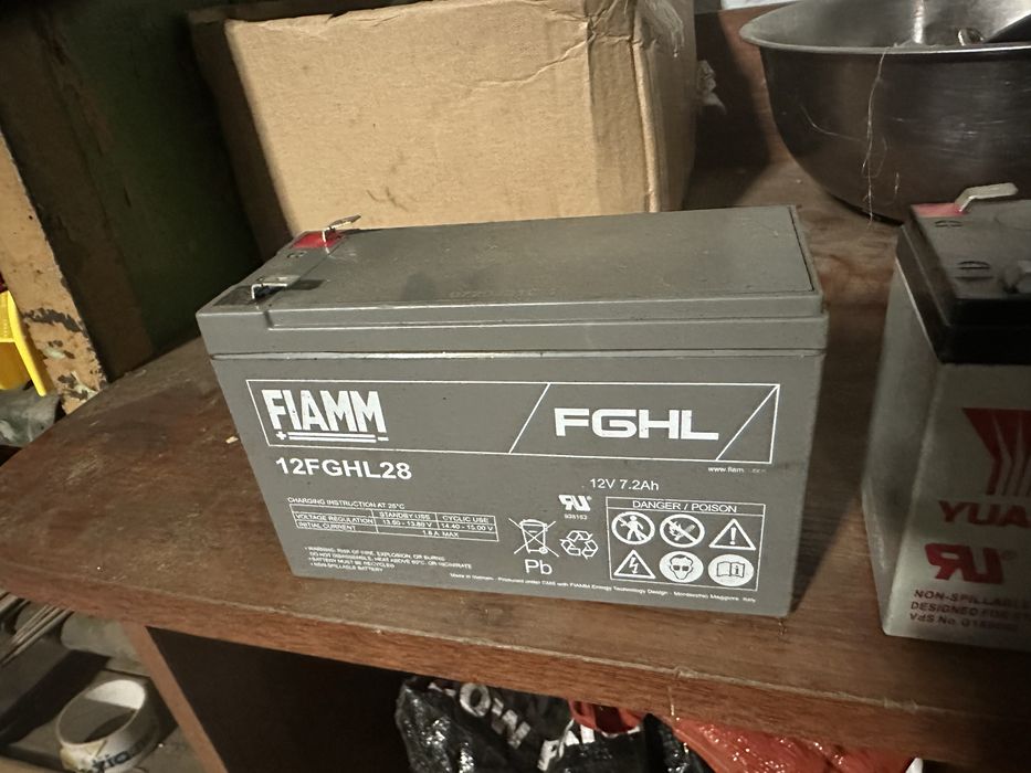 Akumulatory 12V 7Ah i 7,2Ah