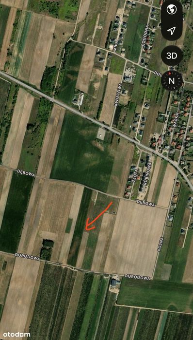 Atrakcyjna działka budowlana, cicha okolica Stara Łomża przy szosie