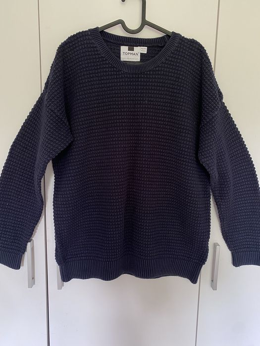 Sweter granatowy Topman M