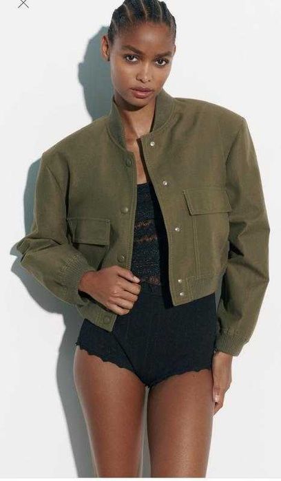 Бомбер Зара ZARA куртка жакет пиджак