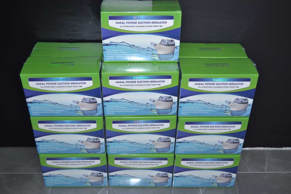 Nascool Elektryczny aspirator do czyszczenia nosa SaltPods Nowy 18 szt