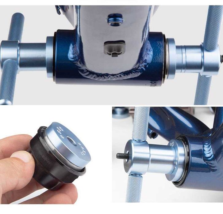 Prasa przyrząd do montażu łożysk rowerowych zestaw