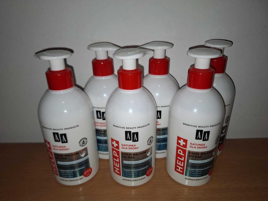 6 x Krem Balsam do rąk AA Help (275 ml) ! NOWE !