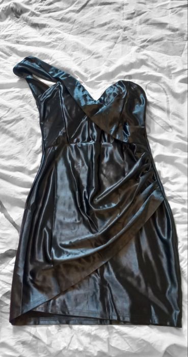 Платье короткое шёлковое