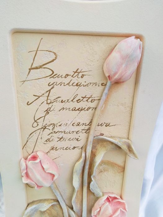 Панно Тюльпаны керамика.