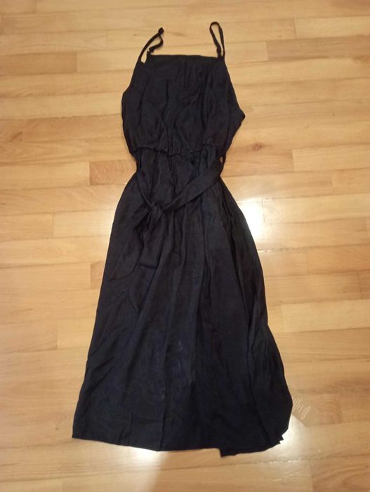 Vestido Azul Marinho Caveado Tam XL (42) Novo