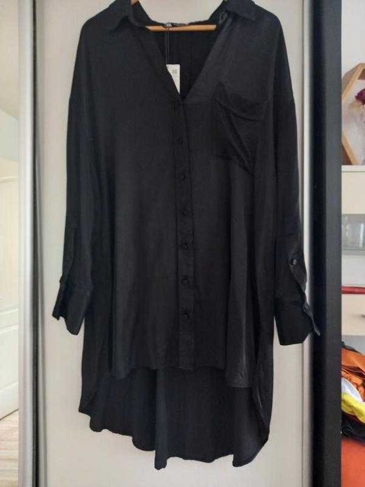 Рубашка туника платье zara
