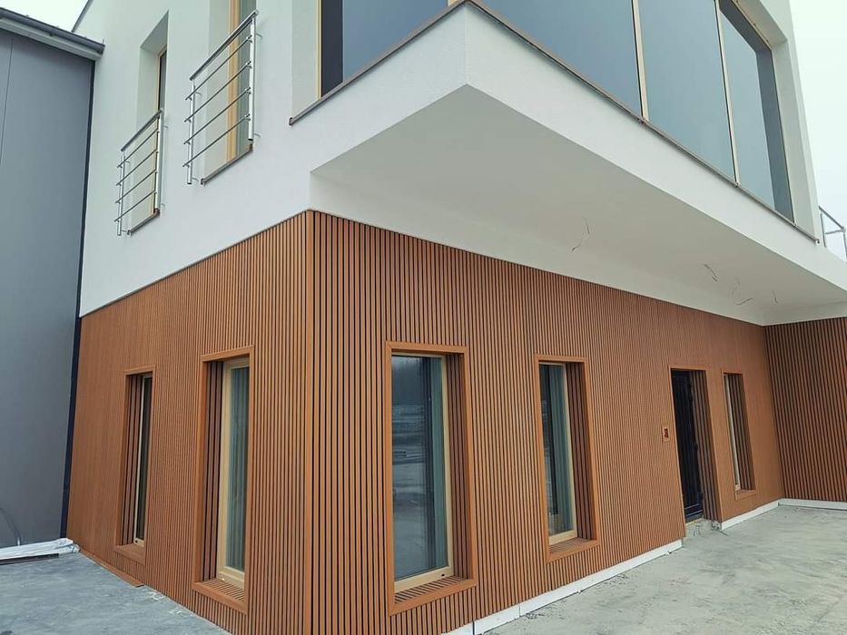 Lamele kompozytowe Deska kompozytowa fasadowa elewacyjna lamelowa 3D