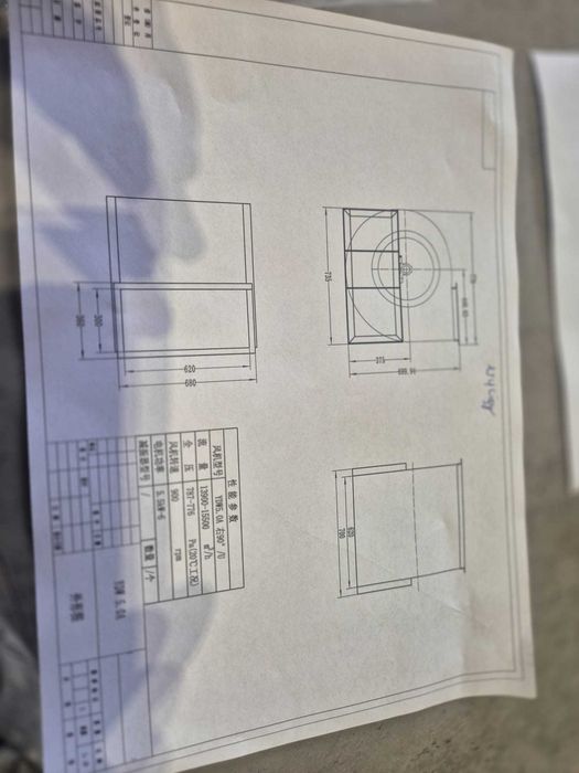 Nowy wentylator odśrodkowy YDW 4.0AL1 – 4 kW lub YDW 5.5 - 5,5 kW
