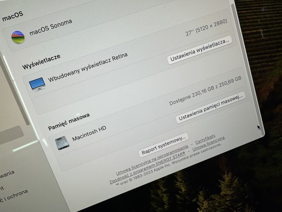 777// jak nowy/ iMac retina 5K/ i5/ radeon pro 5300/