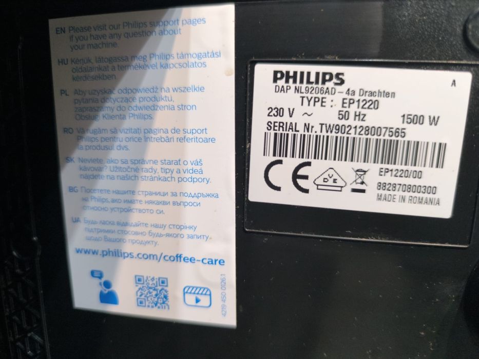 Ekspres cisnieniowy Philips Latte Go