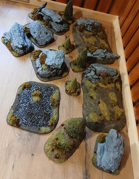 Zestaw terenów do gier bitewnych/warhammer