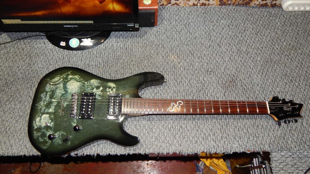 CORT KX5VN`08, Indonesia. Stainless Steel Frets.