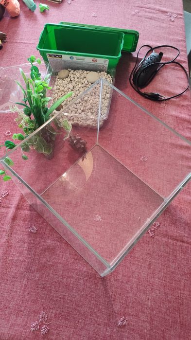 Aquário para peixes pequenos