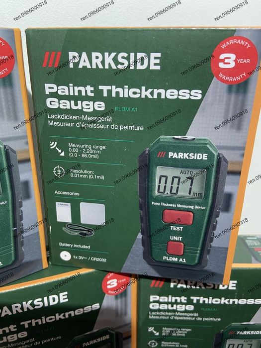 Товщиномір фарби Parkside  PLDM A1 Німеччина
