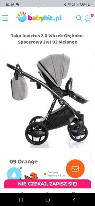 Wózek dziecięcy wielofunkcyjny Invictus 2.0